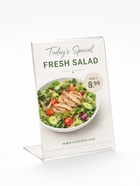 Односторонняя подставка А5 вертикальная, 15×7.5×21 см, оргстекло 2 мм - Фото 3