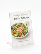 Односторонняя подставка А5 вертикальная, 15×7.5×21 см, оргстекло 2 мм - Фото 5