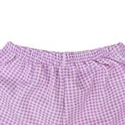 Штаны для девочки, рост 158 см (40), цвет сиреневый, принт клетка (арт. 6178) - Фото 2