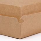 Упаковка для бургеров, 12×12×7 см, 1.4 л  (артикул 1668198)  большой выбор товаров оптом и в розницу по низким ценам с доставкой