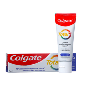 Зубная паста Colgate Total 12, профессиональная отбеливающая, 75 мл