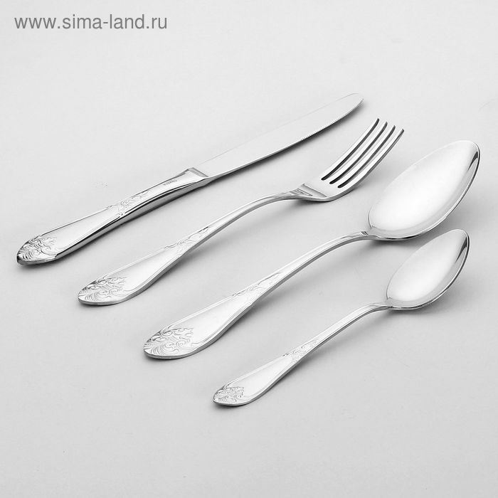Набор столовых приборов «Дворцовый», 24 предмета, декоративная коробка - Фото 1