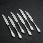 Набор столовых приборов «Посольский», 24 предмета, декоративная коробка, цвет серебряный - Фото 7