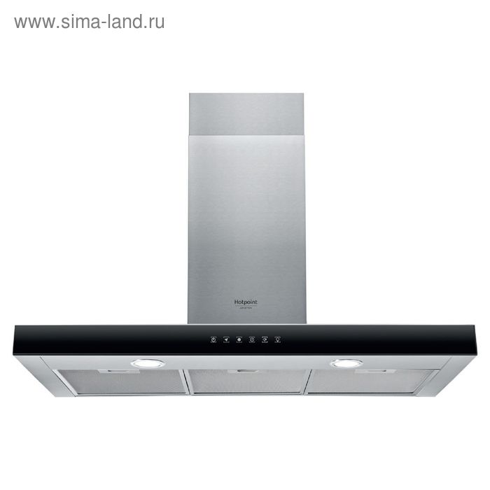 Вытяжка Hotpoint Ariston HHBS 9.8F LT X, серебристый - Фото 1