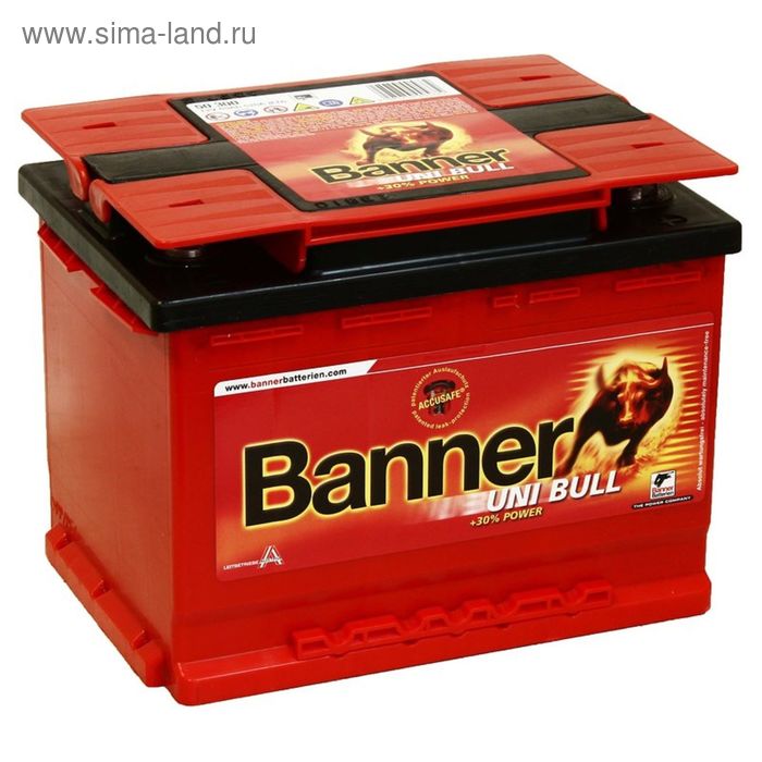 Аккумуляторная батарея Banner 69 Ач Uni Bull 50 300 - Фото 1