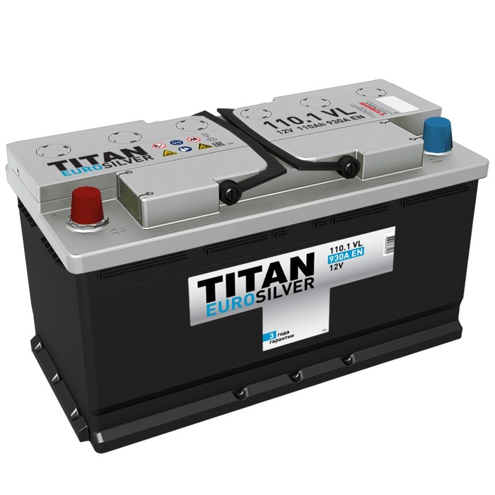 Аккумуляторная батарея Titan Euro Silver 110 Ач - Фото 1
