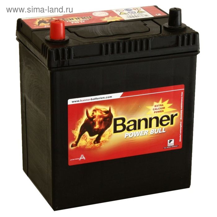 Аккумуляторная батарея Banner 40 Ач т/кл Power Bull P40 27 (B19R) - Фото 1