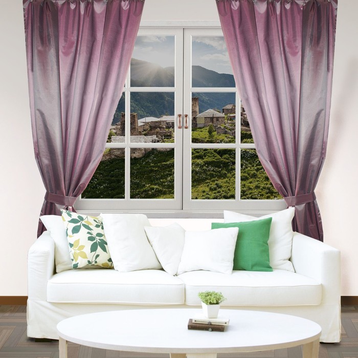 Штора портьерная "Этель" ширина 135 см, высота 260 см, цвет антрацит - Фото 1