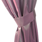 Штора портьерная "Этель" ширина 135 см, высота 260 см, цвет антрацит - Фото 4