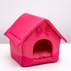 Домик "Нежность", 34 х 32 х 37 см, розовый - Фото 1