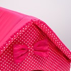 Домик "Нежность", 34 х 32 х 37 см, розовый - Фото 2