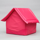 Домик "Нежность", 35 х 37 х 42 см, розовый - Фото 3