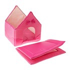 Домик "Нежность", 35 х 37 х 42 см, розовый - Фото 6