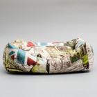 Лежанка мягкая 45 х 35 х 13 см, мебельная ткань, микс цветов - Фото 4