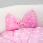 Лежанка для котят и щенков, 35 х 14 см, розовая, микс рисунков - Фото 5