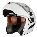 Снегоходный шлем MODE1, белый, с электростеклом, XL - Фото 3