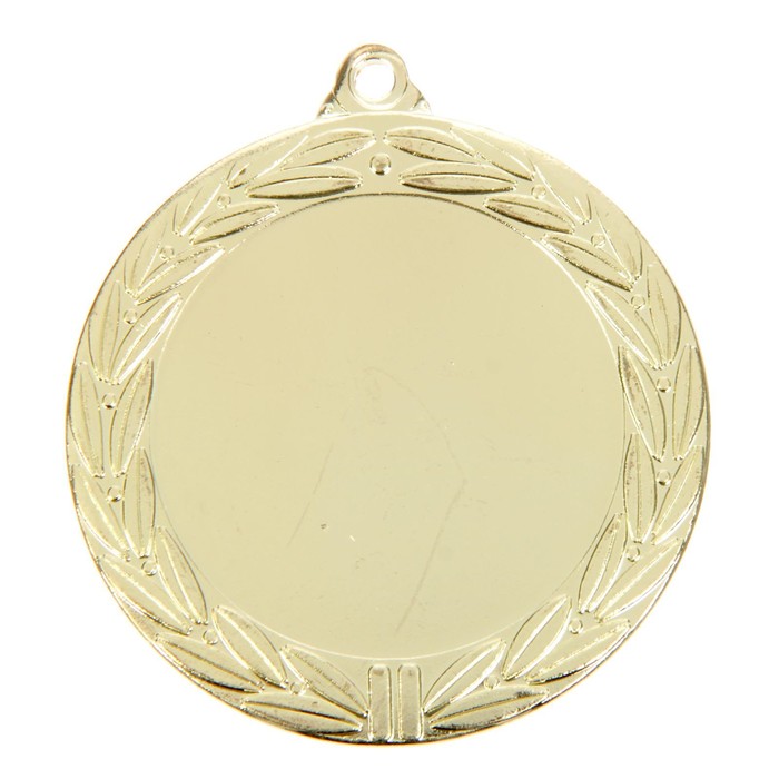 Медаль под нанесение 044 диам 5 см. Цвет зол. Без ленты - Фото 1