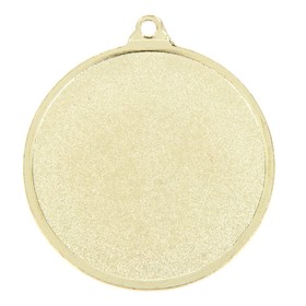 Медаль под нанесение 044 диам 5 см. Цвет зол. Без ленты