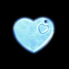 Светоотражающий элемент "Сердце", 5*5,5см , цвет синий - Фото 2