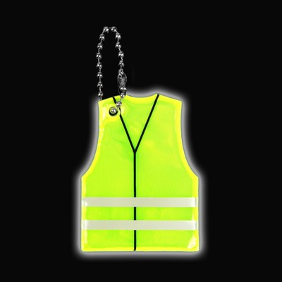 Светоотражающий элемент «Жилет», 5.6×4.4 см, жёлтый