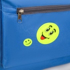 Светоотражающие наклейки «Смайлики», d=7.5/5.5/2 см, 11 шт. на листе, жёлтые - Фото 3