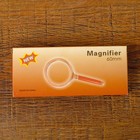 Лупа классическая в золотой оправе 6х, d=6 см - Фото 4