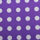 Бумага двухсторонняя "Горохи", фиолетовый, 80 г/м², 60 х 60 см - Фото 3