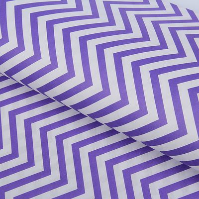 Бумага двухсторонняя "Зигзаги", фиолетовые, 80 г/м², 60 х 60 см