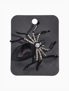 Брошь «Паук», цвет чёрно-фиолетовый - Фото 4