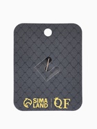 Брошь «Кошка грация», в короне, матовая, чёрная в золоте - Фото 5