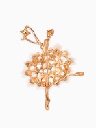 Брошь «Балерина» женственность, цветная в золоте - Фото 3
