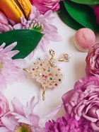 Брошь «Балерина» женственность, цветная в золоте - Фото 6