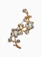 Брошь «Цветы» ветвь яблони, цвет белый в золоте - Фото 1