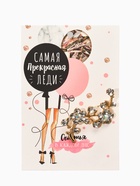 Брошь «Цветы» ветвь яблони, цвет белый в золоте - Фото 4