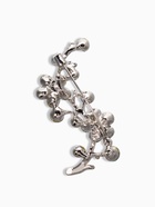 Брошь «Цветы. Ветвь яблони», голубая в серебре - Фото 2