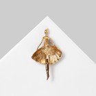 Брошь «Балерина», цвет фиолетовый в золоте - Фото 2