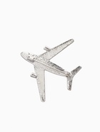 Брошь «Самолёт», цвет серебро - Фото 2