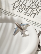 Брошь «Самолёт», цвет серебро - Фото 3