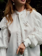 Брошь «Самолёт», цвет серебро - Фото 7