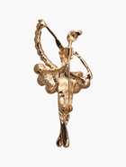 Брошь «Балерина» с лентой, цвет белый в золоте - Фото 2