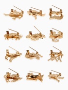 Брошь «Знаки зодиака» ассорти, гороскоп, белая в золоте - Фото 3