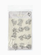 Брошь «Знаки зодиака» ассорти, гороскоп, белая в серебре (комплект 12 шт) - фото 60767038