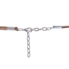 Бусы «Лава», шар, цвет розово-коричневый - Фото 2