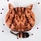 Мягкий кошелёк "Зеленоглазый котик", на застёжке хвостик - Фото 2