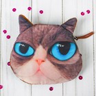 Мягкий кошелёк «Хитрый котик», голубые глазки - Фото 1