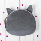 Мягкий кошелёк "Серый котик", жёлтые глазки - Фото 2