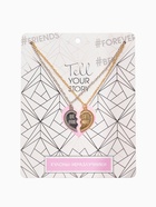 Кулоны парные «Неразлучники», лучшие друзья, цвет серебристо-золотой, 45 см - Фото 6