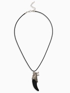 Кулон на шнурке «Клык волка», МИКС, 45 см - фото 63029194