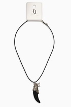 Кулон на шнурке «Клык волка», МИКС, 45 см - фото 63029197