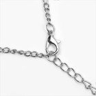 Кулон «Новогодний» снежинка идеальная, цвет белый в серебре, 45 см - Фото 3